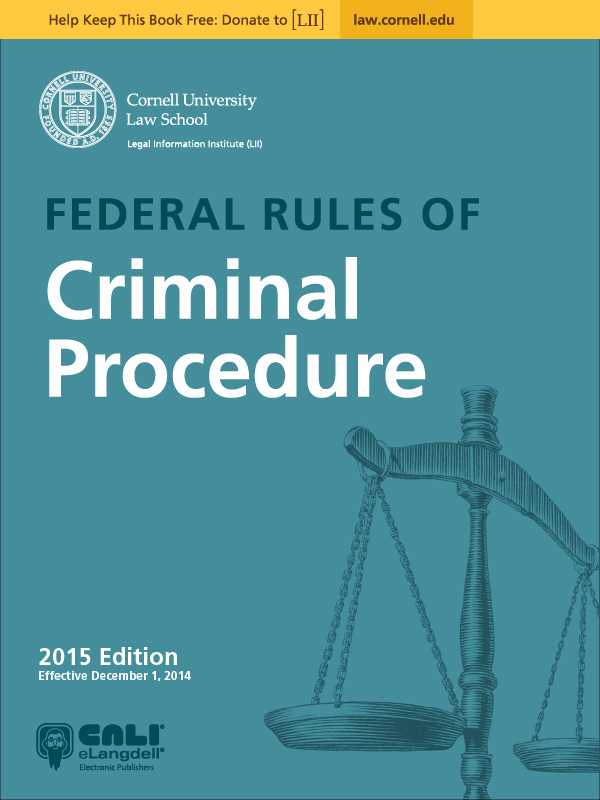 Federal Rules of Criminal Procedure icon