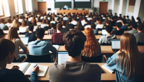 Classroom of Students